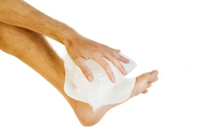 Application of ice and heat can speed up tissue repair and decrease healing time